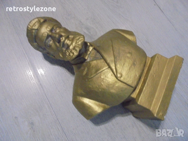 № 8407 Фигура / бюст на Христо Ботев – масивна изработка от бетон , снимка 5 - Други ценни предмети - 50741836