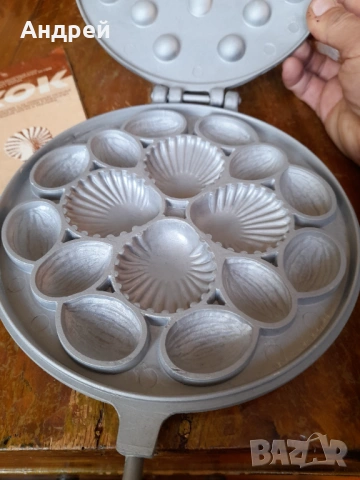 Стара форма за печене на сладки #3, снимка 6 - Други ценни предмети - 53726344