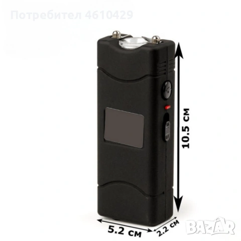 Устройство за самозащита - електрошок 5000K V и LED фенер – компактно, презареждаемо, снимка 4 - Друга електроника - 53427437