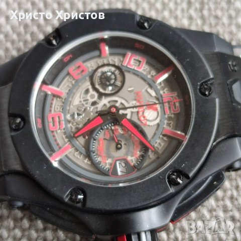 Мъжки луксозен часовник Hublot Big Bang Limited Edition Ferrari , снимка 5 - Мъжки - 42342997