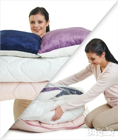 Вакуумиращи пликове за съхранение на дрехи и аксесоари, снимка 7 - Други стоки за дома - 52057625