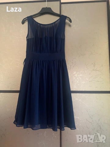 Продавам елегантна ,ефирна синя рокля , снимка 3 - Рокли - 53737673