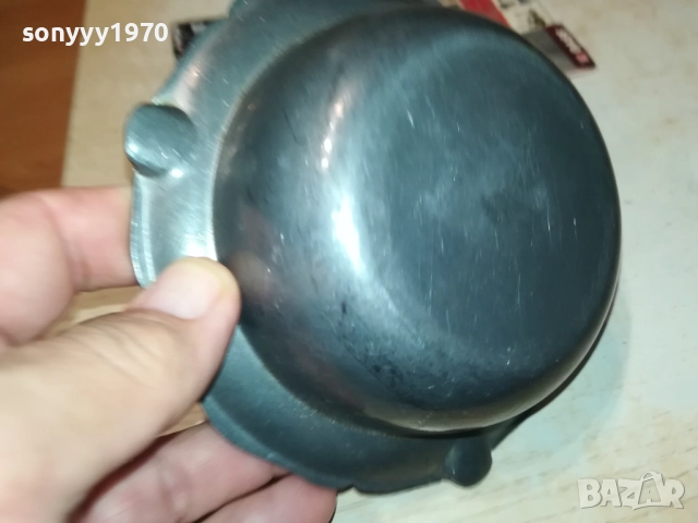 МЕТАЛЕН ПЕПЕЛНИК-ВНОС SWISS 0709251639, снимка 16 - Антикварни и старинни предмети - 51633926