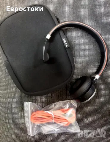 Безжична слушалка Jabra Evolve 65 UC, Bluetooth моно слушалка с микрофон, включва Link 370 USB , снимка 6 - Слушалки, hands-free - 47325190