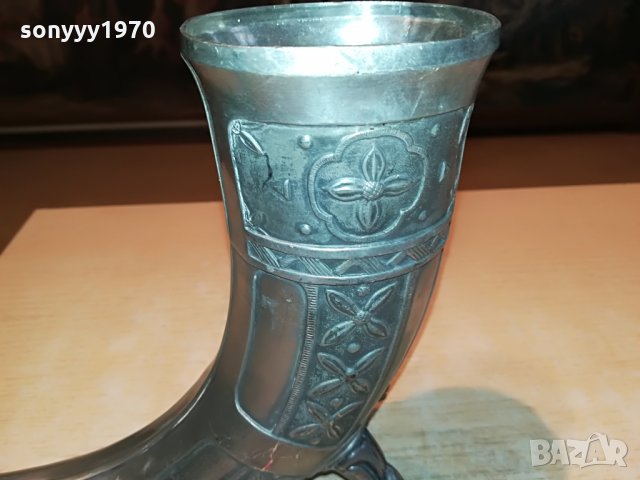 ритон 23х18х10см-внос швеция 0603222020, снимка 14 - Антикварни и старинни предмети - 36015846