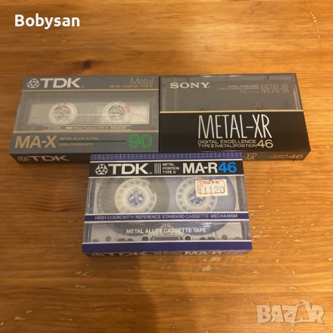 Аудио касети tdk ma-r 46 ma-x 90 SONY metal-xr 46 , снимка 1 - Други - 42722046