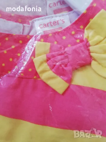 Рокля Carter's на райета, снимка 6 - Бебешки рокли - 48993160