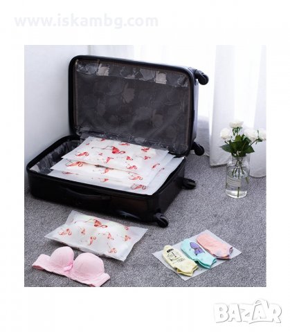 5 БРОЯ ПЛИКОВЕ С ЦИП В РАЗЛИЧНИ РАЗМЕРИ ЗА СЪХРАНЕНИЕ НА ДРЕХИ И КОЗМЕТИКА - код 2530, снимка 2 - Други стоки за дома - 33937060