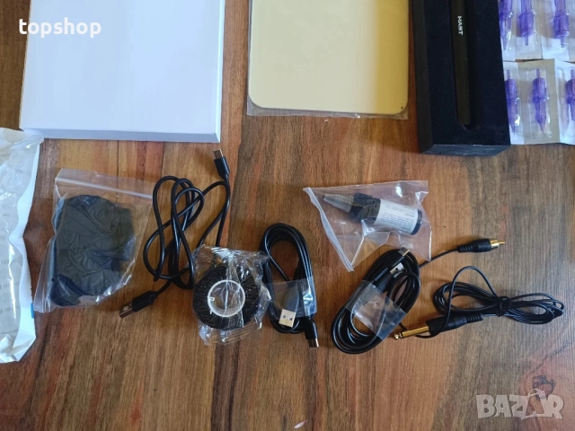 Безжичен комплект за татуировки Mast, Tour Fly Slim безжична ротационна машина за татуировки..., снимка 12 - Друга електроника - 51615252