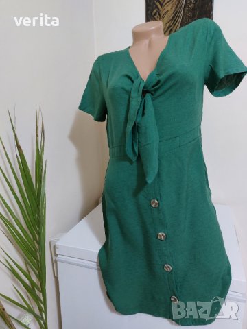Зелена лятна рокля , снимка 6 - Рокли - 41618027