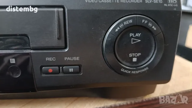 Записващо видео Sony SLV-SE10EG  VHS, снимка 4 - Плейъри, домашно кино, прожектори - 49927335