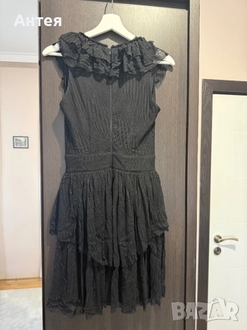 Продавам къса черна рокля, снимка 3 - Рокли - 52943668