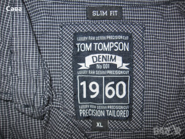 Риза TOM TOMPSON  мъжка,Л-ХЛ, снимка 1 - Ризи - 40522825