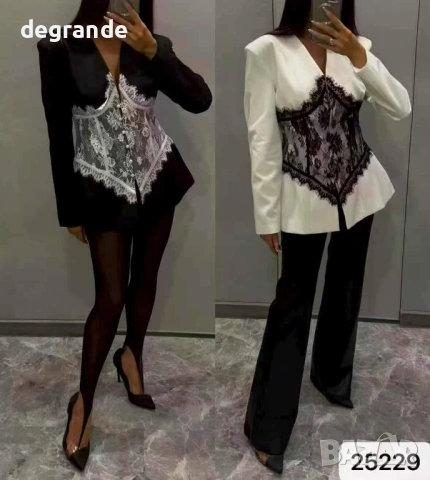 🎀 Елегантно Дамско Сако с Дантела 