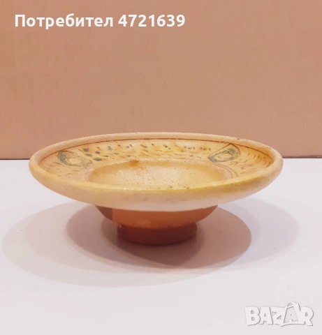 Чиния авторска керамика , снимка 2 - Декорация за дома - 53270242