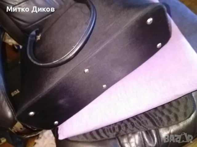 Чанта промазан плат кожена 43х31х13см за документи и таблет става, снимка 10 - Чанти - 49923978