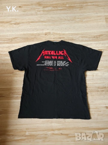 Оригинална мъжка тениска Gildan x Metallica Kill Em All, снимка 3 - Тениски - 50469992