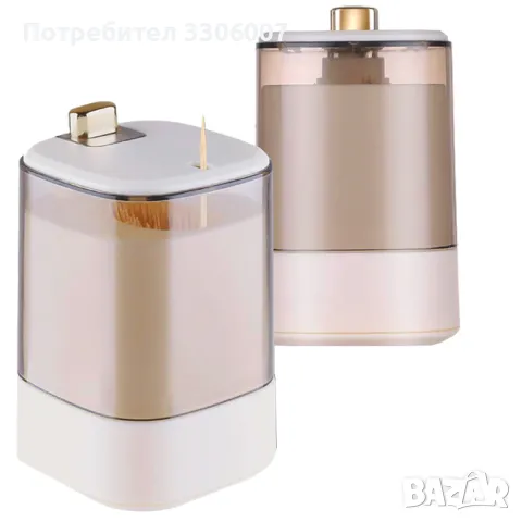 Държач за клечки за зъби, дозатор за клечки за зъби, автоматична кутия за дозатор, снимка 5 - Други стоки за дома - 48285074