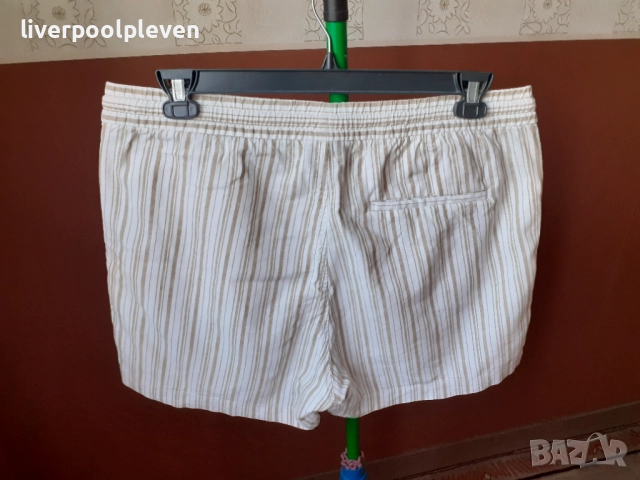 👉Ленени H&M Original W-36, снимка 3 - Къси панталони - 51490500