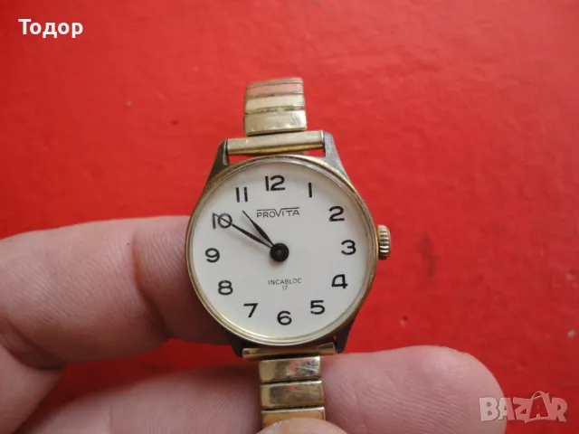 Дамски часовник Provita Inkabloc 17 Jewels, снимка 5 - Дамски - 47407378