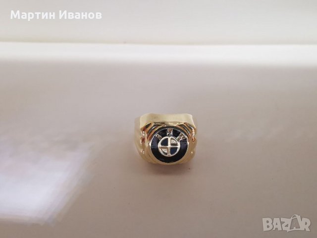 Златен мъжки пръстен BMW за кутре , снимка 5 - Пръстени - 35823519