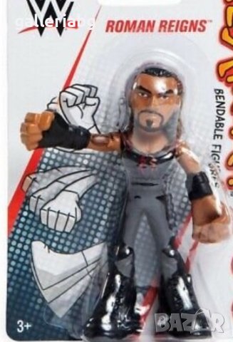 WWE Flextreme! - Еластична кеч фигурка на Роман Рейнс (Roman Reigns), снимка 2 - Фигурки - 40298575