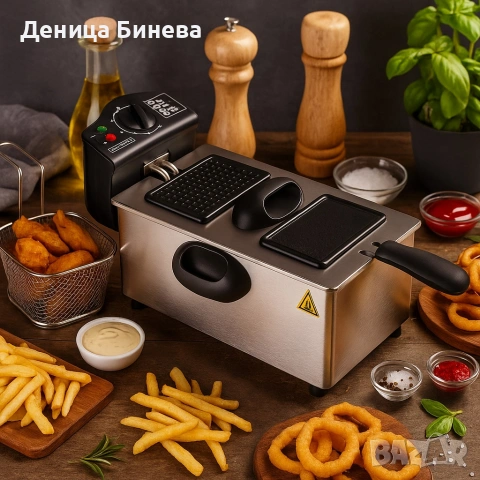 Електрически фритюрник Royalty Line , снимка 6 - Фритюрници - 53056975