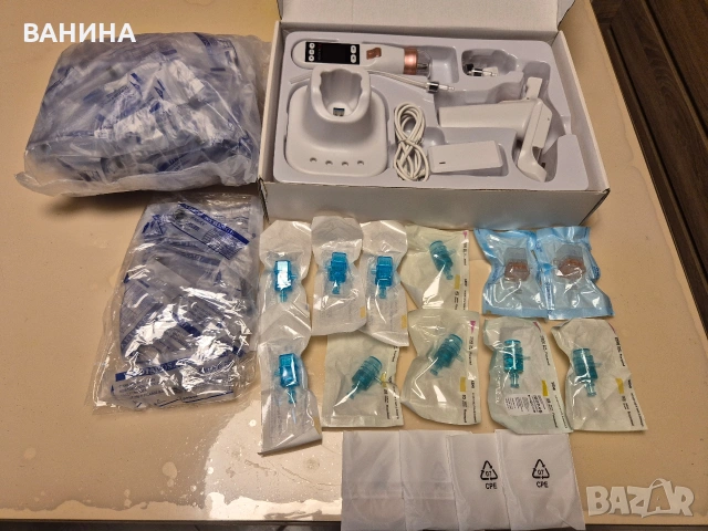 11 БРОЯ ИГЛИ ПОДАРЪК!!! MESOGUN Z1 ХИДРОВАКУУМЕН МЕЗОПИСТОЛЕТ ЗА МЕЗОТЕРАПИЯ, снимка 14 - Медицинска апаратура - 45225531