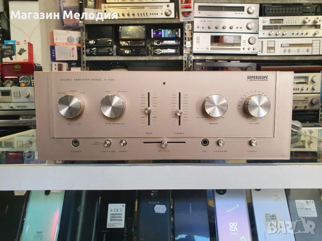 Усилвател SUPERSCOPE by Marantz A-545 В отлично техническо и визуално състояние.