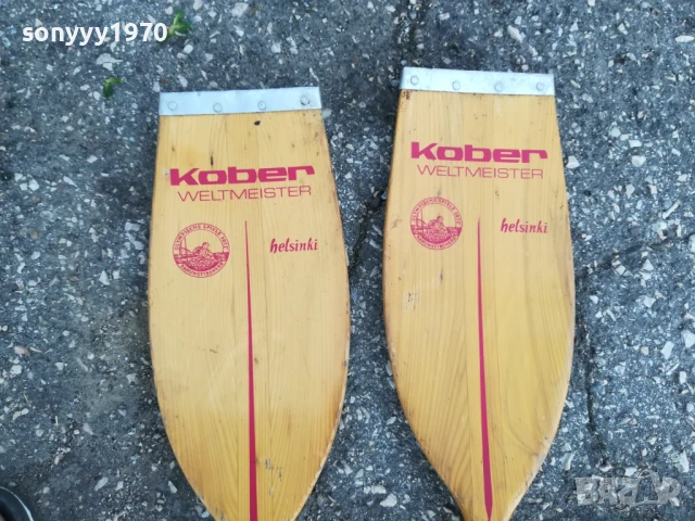 KOBER-ДЪРВЕНО ГРЕБЛO ЗА КАЯК ОТ ДВЕ ЧАСТИ-ВНОС SWISS 0706251844, снимка 6 - Водни спортове - 50585587