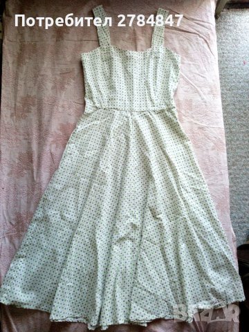 Лятна дамска рокля с презрамки , снимка 3 - Рокли - 41000484