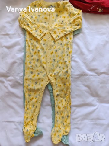 4 броя  нови пижами  9-12 месеца, снимка 3 - Бебешки пижами - 48843918