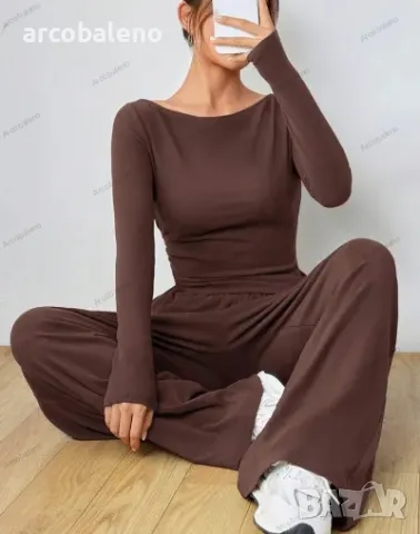 Модерен дамски комплект от две части, 4цвята , снимка 10 - Комплекти - 48441570