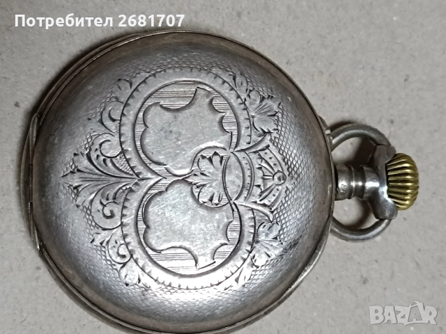 сребърен часовник , снимка 3 - Джобни - 52057388