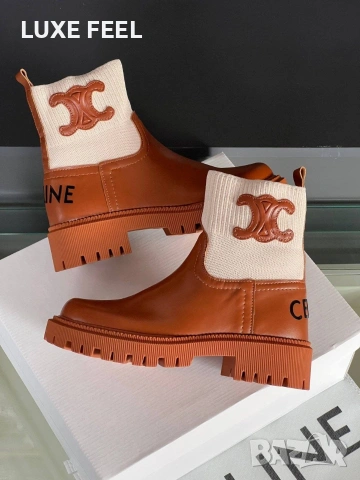 CELINE 💎 Дамски Боти , снимка 4 - Дамски боти - 53263891