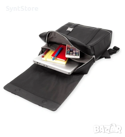 Оригинална кожена раница Moleskine – Естествена кожа (Classic Leather), снимка 4 - Чанти - 53048261