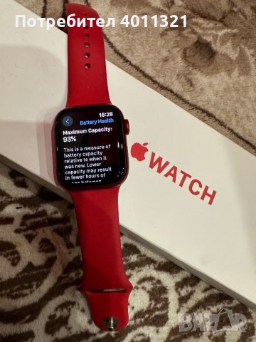 Apple Watch 7 41mm, снимка 3 - Друга електроника - 44491224