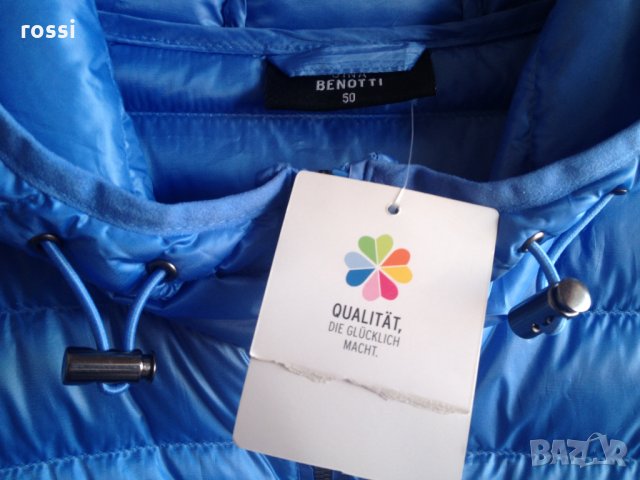 Ново немско дълго пухено яке. 90% патешки пух, 10% пера., снимка 3 - Якета - 35686471