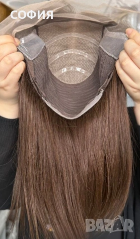 Тупета и Перуки от Естествена коса, снимка 8 - Аксесоари за коса - 39820173