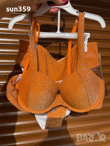 Victoria’s Secret оранжев блестящ бански, снимка 6 - Бански костюми - 41507236