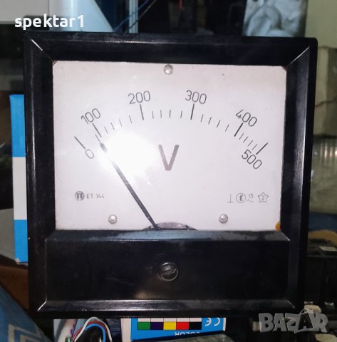 Голям волтметър за променлив ток 220 380 волта, снимка 1