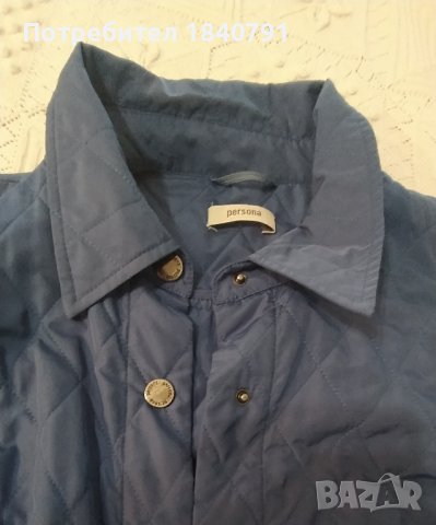 Тънко дамско яке – ирисово синьо – XXL, снимка 5 - Якета - 40913732