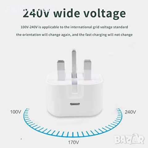 Ново Зарядно устройство за iPhone щепсел и кабел 1 метър Айфон Адаптер , снимка 6 - Аксесоари за Apple - 40293116