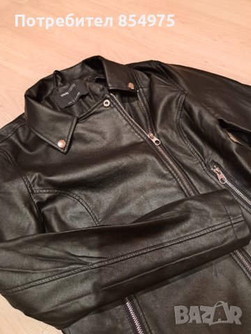 Дамско кожено яке, снимка 3 - Якета - 42104583