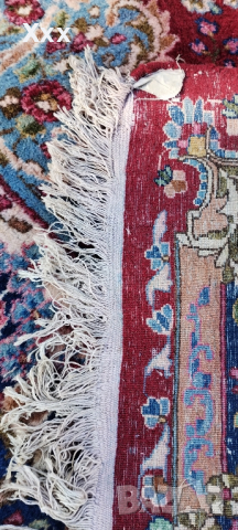 Ръчно тъкан вълнен персийски килим.Произход Иран.Антика за ценители., снимка 6 - Килими - 44821829