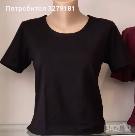 Д.БЛУЗА К.Р- В 95% ПАМУК 5% ЕЛАСТАН , снимка 6 - Тениски - 44231811