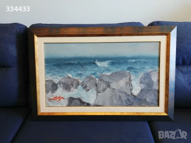 МОРЕ-пейзаж, известен автор, снимка 6 - Картини - 51377130