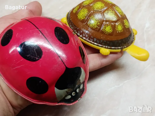 Руски ламаринени играчки,лот, Ссср играчка, снимка 3 - Колекции - 47669963