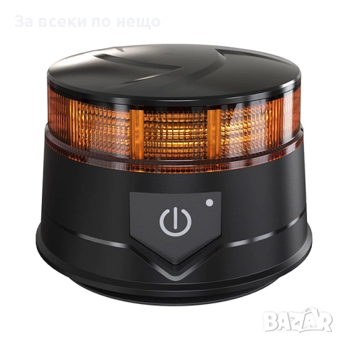 Сигнална лампа  Маяк 2071 – 12-24V, Магнитна основа, Дистанционно, 7 режима, IP67, снимка 2 - Аксесоари и консумативи - 52336091