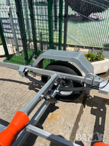 НОВО Туристическо ремарке RESPO Туристическо ремарке - колесар за лодка RESPO 750V501L199 с общо тег, снимка 4 - Ремаркета - 45981354